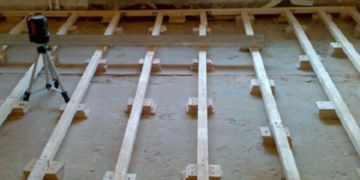 Устройство дощатых полов