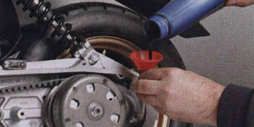 Как выполнить замену амортизатора на скутере