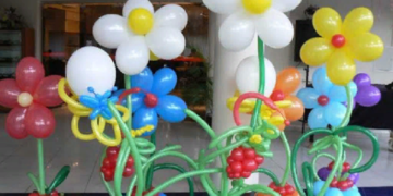 Идеи по созданию композиций из воздушных шаров