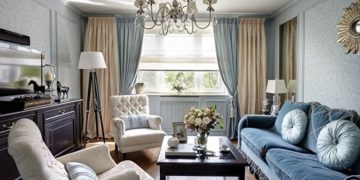 Шторы в гостиную: наиболее популярные разновидности и стили