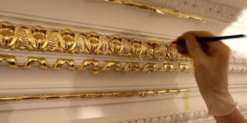 Как сделать золотое напыление в домашних условиях своими руками