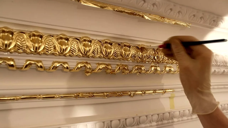 Как сделать золотое напыление в домашних условиях своими руками