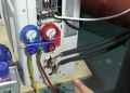 Refrigerant Recovery from the Air Conditioner Prior to Unit Replacement, and Safe Dismantling