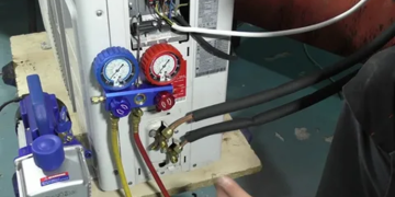 Refrigerant Recovery from the Air Conditioner Prior to Unit Replacement, and Safe Dismantling
